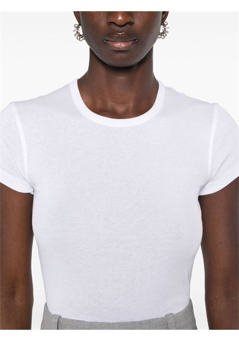 White short-sleeved cotton T-shirt Wardrobe.Nyc  - women WARDROBE.NYC | W1082R17WHT