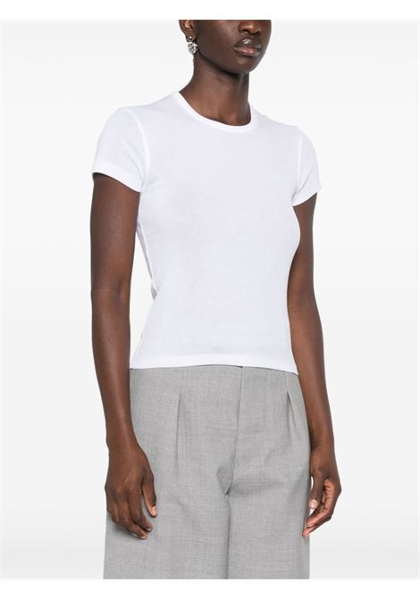 White short-sleeved cotton T-shirt Wardrobe.Nyc  - women WARDROBE.NYC | W1082R17WHT