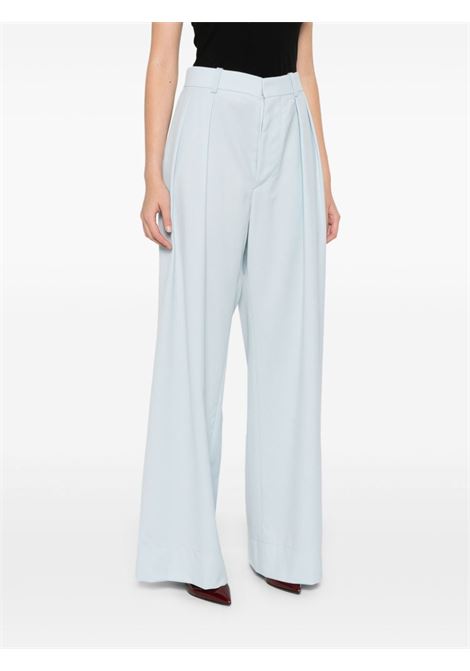 Pantaloni a vita bassa in celeste Wardrobe.Nyc - donna WARDROBE.NYC | W2075PCBICBL