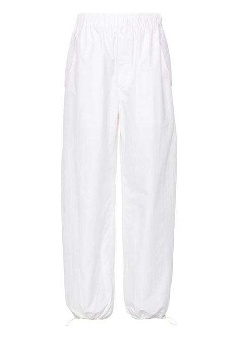 White drawstring-details trousers Wardrobe.Nyc  - women WARDROBE.NYC | Trousers | W2205R17WHT