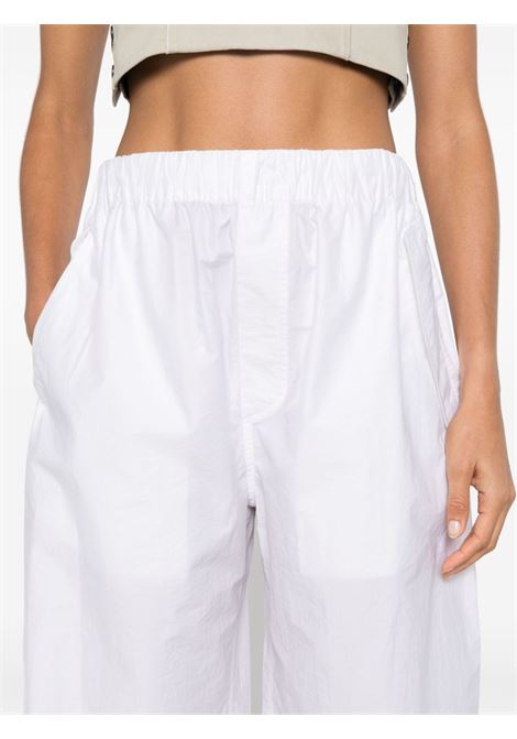 White drawstring-details trousers Wardrobe.Nyc  - women WARDROBE.NYC | W2205R17WHT