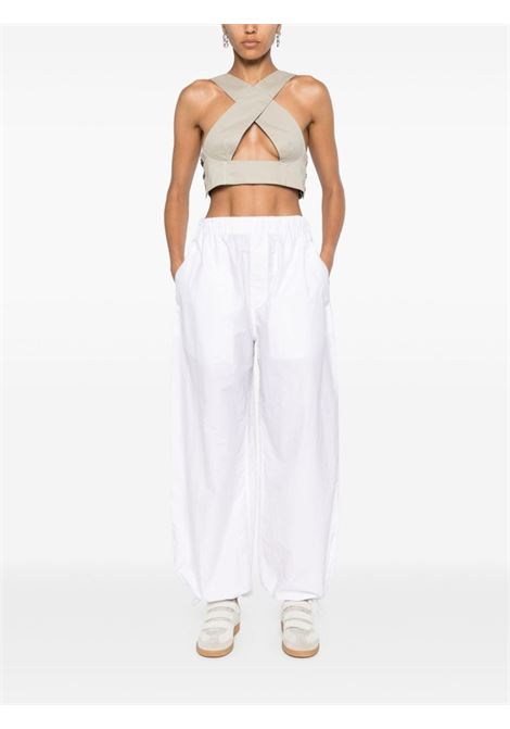 White drawstring-details trousers Wardrobe.Nyc  - women WARDROBE.NYC | W2205R17WHT