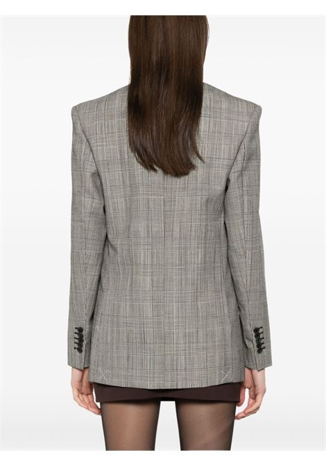 Grey Prince of Wales-check blazer Wardrobe.Nyc - women WARDROBE.NYC | W4007F24PWPOW