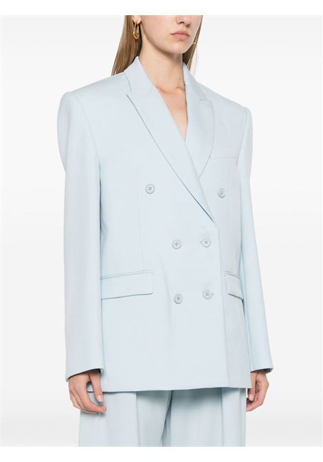 Ice blue double-breasted blazer Wardrobe.Nyc  - women WARDROBE.NYC | W4007PCICBL