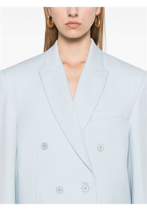 Ice blue double-breasted blazer Wardrobe.Nyc  - women WARDROBE.NYC | W4007PCICBL