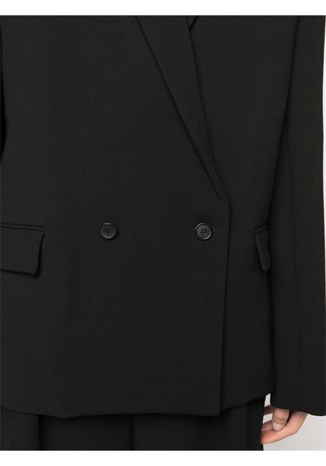 Black x Hailey Bieber double breasted blazer Wardrobe.Nyc  - women WARDROBE.NYC | W4029R09BLK