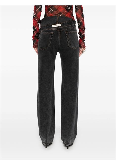 Jeans asimmetrici in nero Y/project - unisex Y/PROJECT | 107PA005BLK