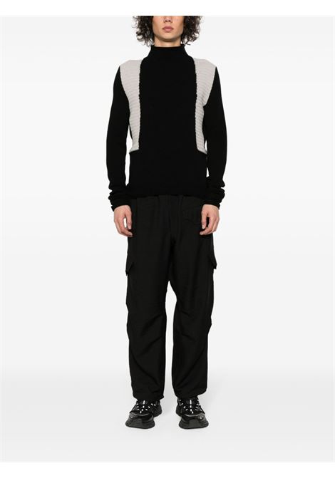 Pantaloni cargo con logo in nero Y-3 - uomo Y-3 | IN8749BLK