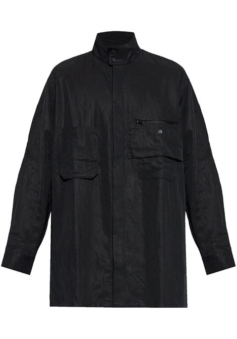 Giacca-camicia con stampa x adidas in nero Y-3 - uomo Y-3 | IW7465BLK