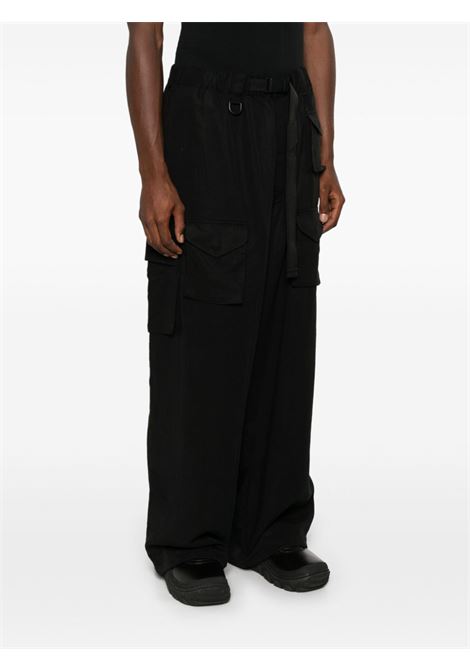 Pantaloni cargo con logo in nero Y-3 - uomo Y-3 | JD9799BLK