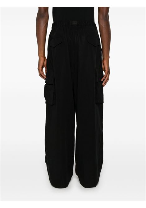 Pantaloni cargo con logo in nero Y-3 - uomo Y-3 | JD9799BLK