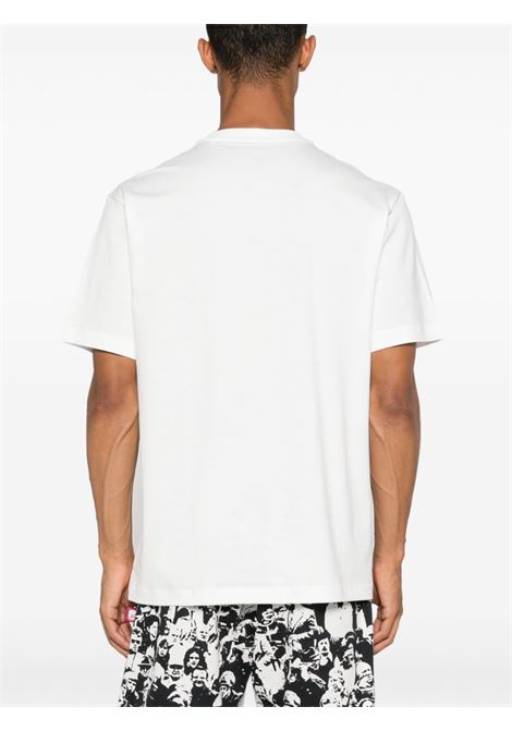 White logo-print T-shirt Y-3 - men Y-3 | JD9829WHT