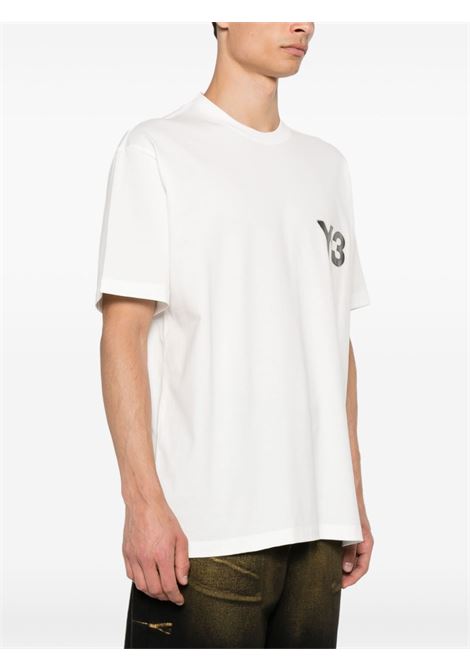 T-shirt con applicazione in bianco Y-3 - uomo Y-3 | JE9281WHT