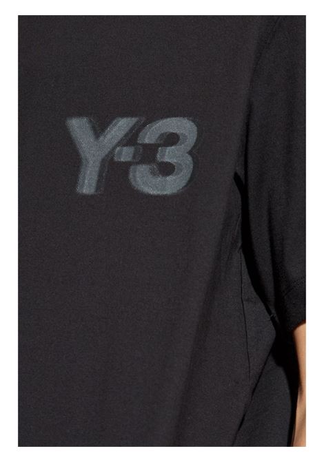 T-shirt con applicazione in nero Y-3 - uomo Y-3 | JE9282BLK