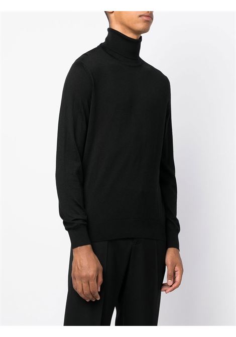 Maglione a collo alto  in nero Zegna - uomo ZEGNA | E8J00120K09