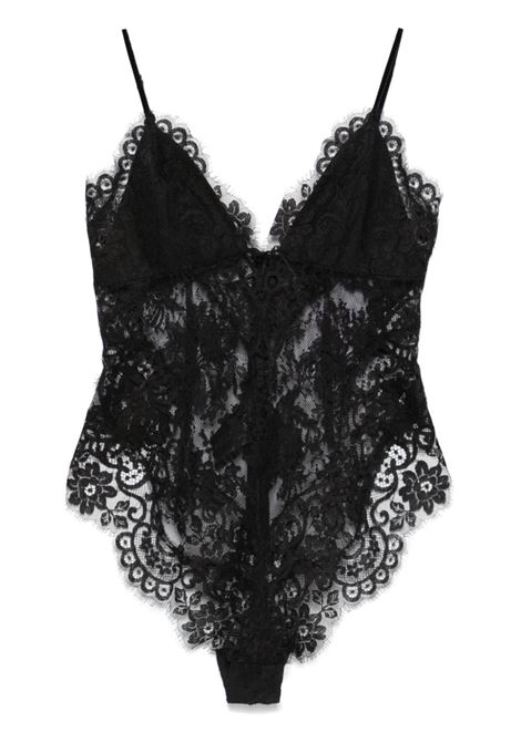 Black Illustration lace bodysuit Zimmermann - women