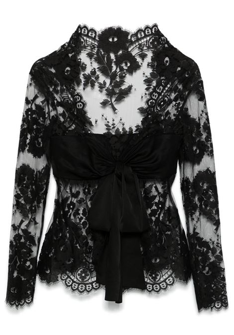 Top in pizzo floreale Illustration in nero Zimmermann - donna ZIMMERMANN | Top | 1329TF241BLK