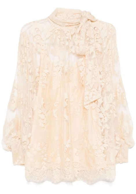 Cream white Illustration blouse Zimmermann - women