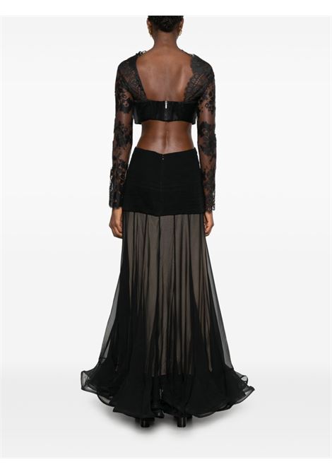 Black lace-detail gown Zimmermann - women ZIMMERMANN | 1491DF241BLK