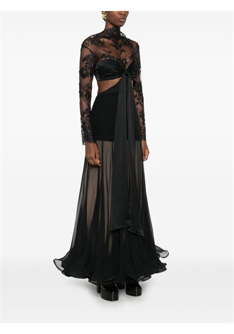 Black lace-detail gown Zimmermann - women ZIMMERMANN | 1491DF241BLK