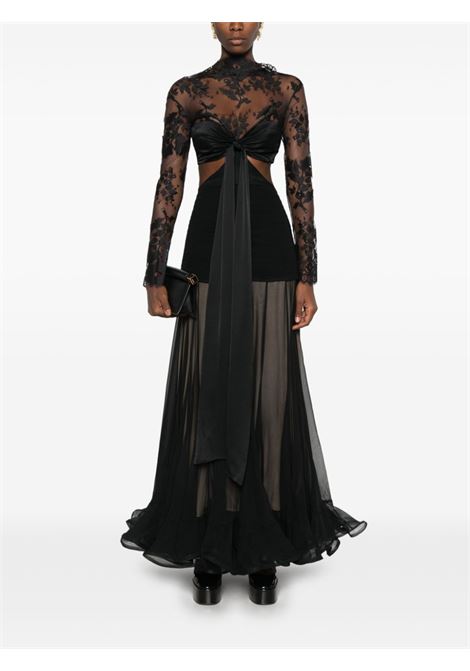 Black lace-detail gown Zimmermann - women ZIMMERMANN | 1491DF241BLK