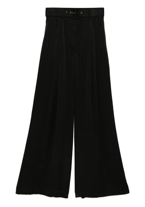 Pantaloni svasati in nero Zimmermann - donna ZIMMERMANN | Pantaloni | 2151PF24RBLK