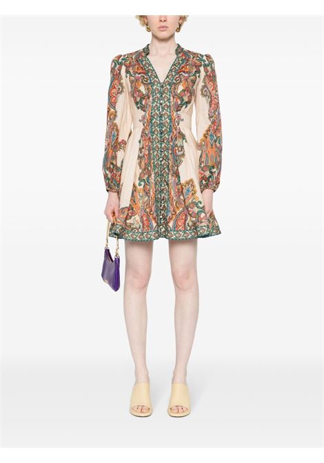 Multicolor Ottie paisley-print mini dress Zimmermann - women ZIMMERMANN | 7043DSS242MPAI