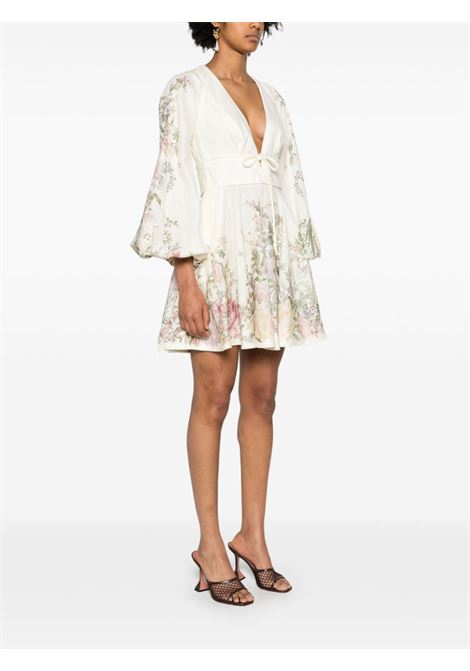 White Waverly mini dress Zimmermann - women ZIMMERMANN | 9330DSS243CRF