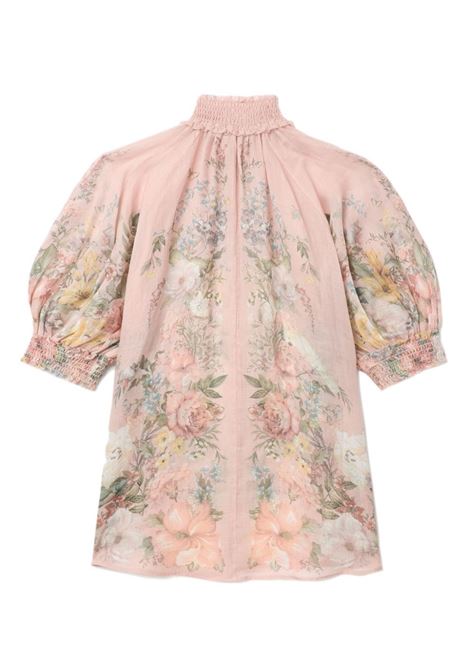 Camicia con stampa floreale waverly multicolore Zimmermann - donna ZIMMERMANN | 9920TSS243PIF