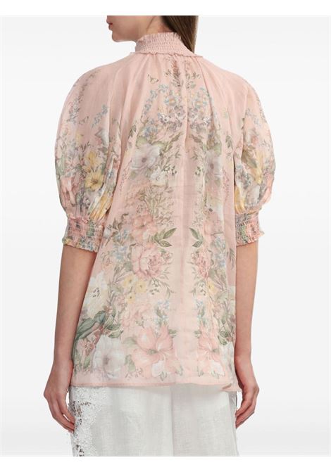 Camicia con stampa floreale waverly multicolore Zimmermann - donna ZIMMERMANN | 9920TSS243PIF