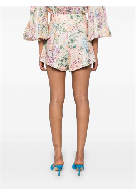 Shorts Halliday Tuck a fiori multicolor Zimmermann - donna ZIMMERMANN | 9936ASS241MWF