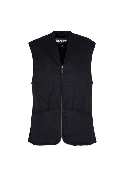 Gilet con tasche in nero Barbour - uomo BARBOUR | MLI0004BK11