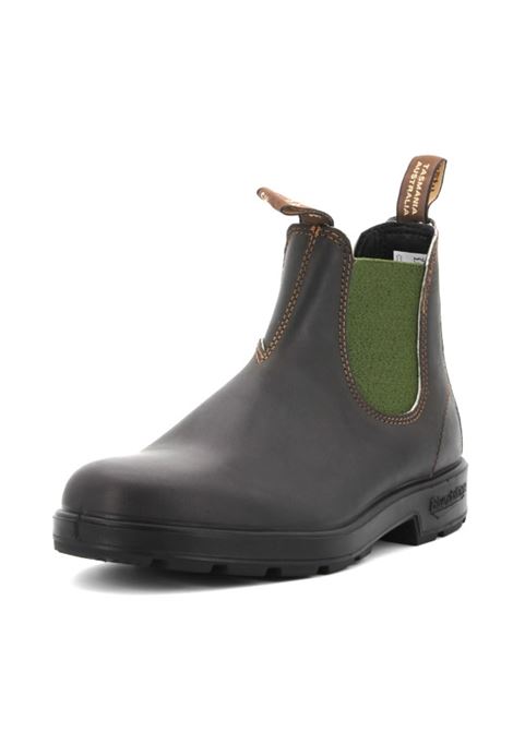 Stivaletti Chelsea in marrone e verde Blundstone - uomo BLUNDSTONE | 242519BCBRWNOLV