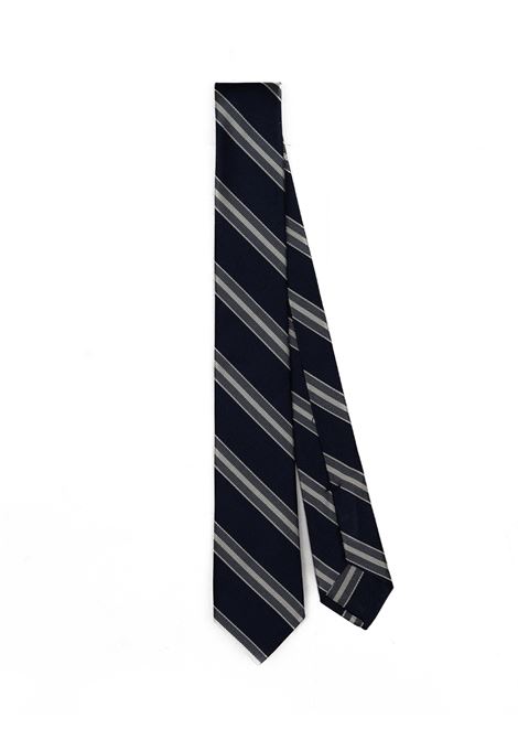 Multicolored silk tie F.Marino - men F.Marino | 2006CMBLUGRIGIO