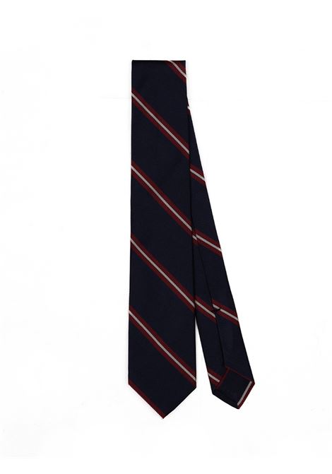 Multicolored silk tie F.Marino - men  F.Marino | 20075CMBLUROSSO