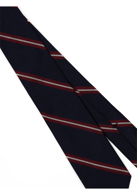 Multicolored silk tie F.Marino - men  F.Marino | 20075CMBLUROSSO