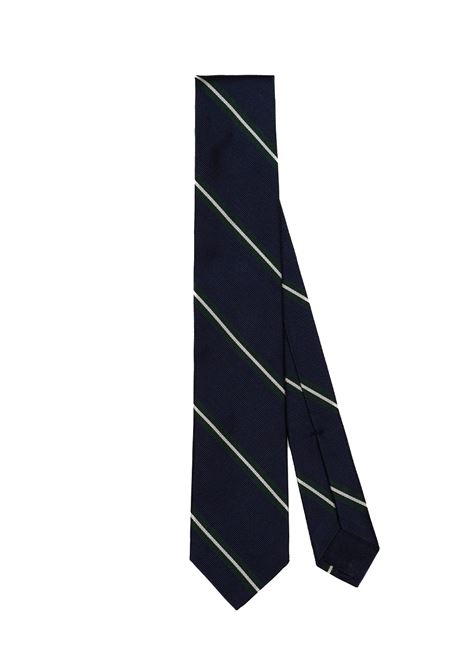 Multicolored silk tie F.Marino - men  F.Marino | 20075CMBLUVERDE