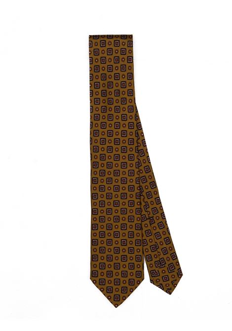 Multicolored silk tie F.Marino - men F.Marino | 20075CMGIALLO