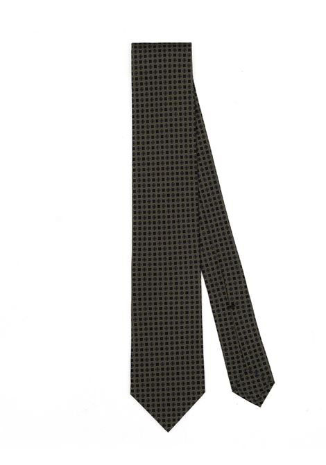 Multicolored silk tie F.Marino - men  F.Marino | 20075CMVERDESCURO