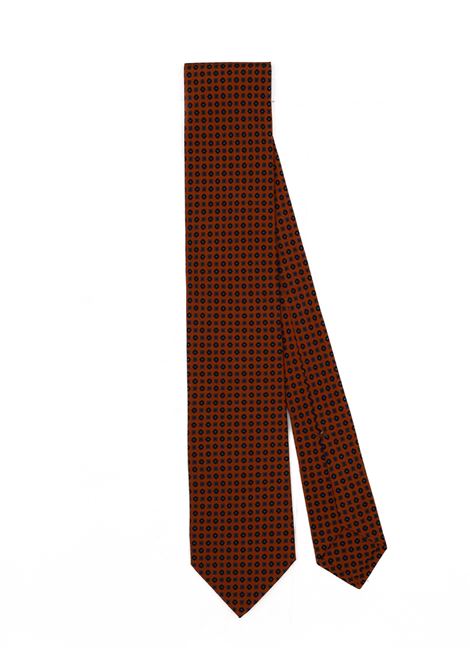 Multicolored silk tie F.Marino - men  F.Marino | 200SETAARANCIO