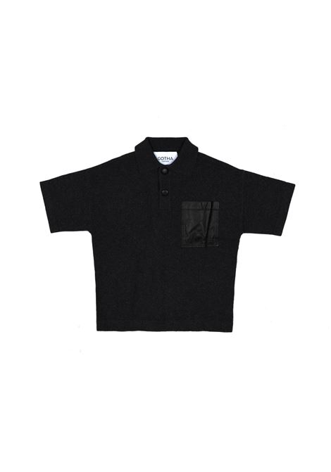 Black pedro polo shirt Gotha - men GOTHA | 4502402CCHARBONNOIR