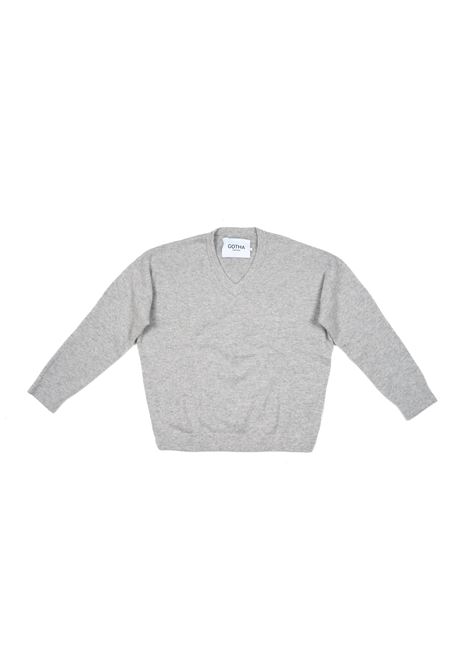 Grey long-sleeved jumper Gotha - men  GOTHA | 4502405CGRISCHINE