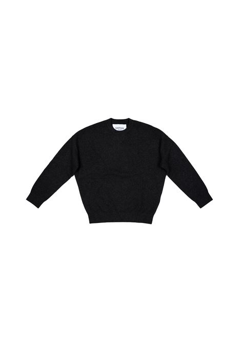 Black long-sleeved jumper Gotha - men  GOTHA | 4502406CCHARBON