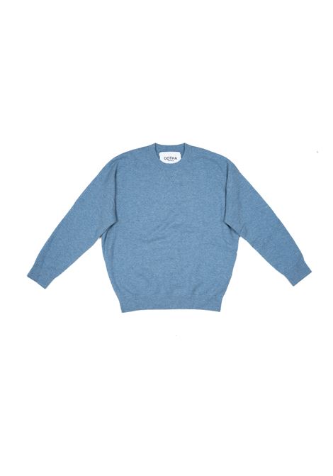 Blue long-sleeved jumper Gotha - men  GOTHA | 4502406CSMOOTH