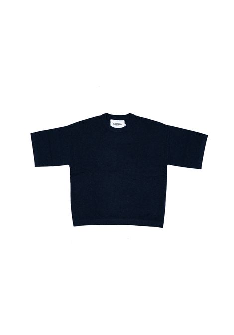 Blue knitted T-shirt Gotha - men  GOTHA | 4502408CBRUT