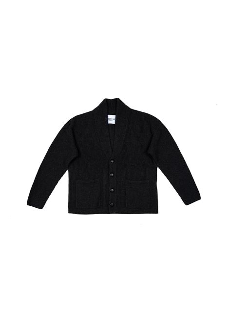 Cardigan a maniche lunghe in nero Gotha - uomo GOTHA | 4502409CCHARBON