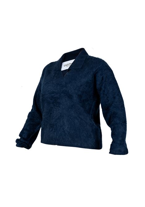 Blue long-sleeved jumper Gotha - women GOTHA | 4503019CMARINE