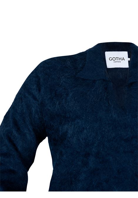 Blue long-sleeved jumper Gotha - women GOTHA | 4503019CMARINE