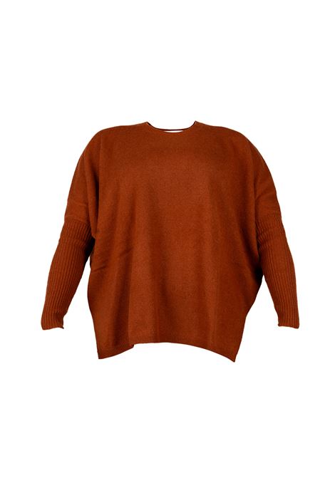 Brown long-sleeved jumper Gotha - women GOTHA | 4504002CACAJOU