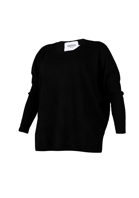 Maglione a maniche lunghe in nero Gotha - donna GOTHA | 4504002CNOIR